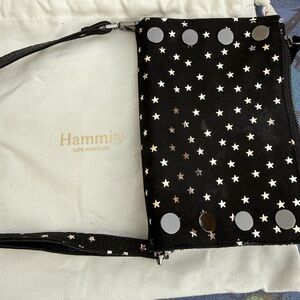 Hammitt Black and Silver Star Crossbody Bag